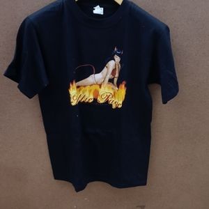 Betty Page licensed tee.